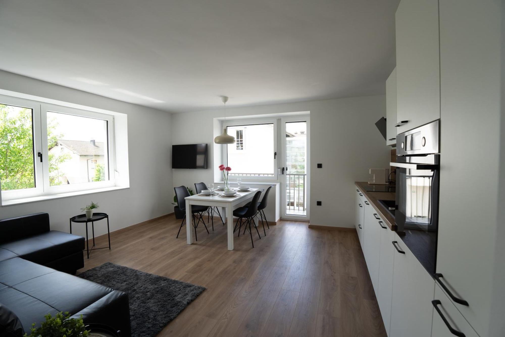 Residence Black&White Ljubljana Rom bilde